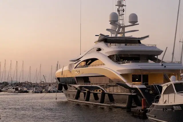 Luxury yachts